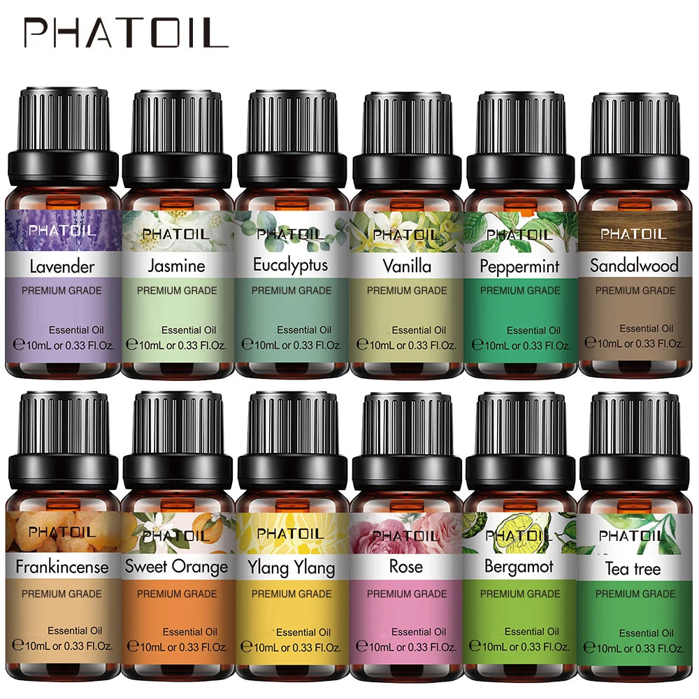 10ml שמנים אתריים לבנדר טהורים טבעיים למכשיר אדים ארומתרפיה