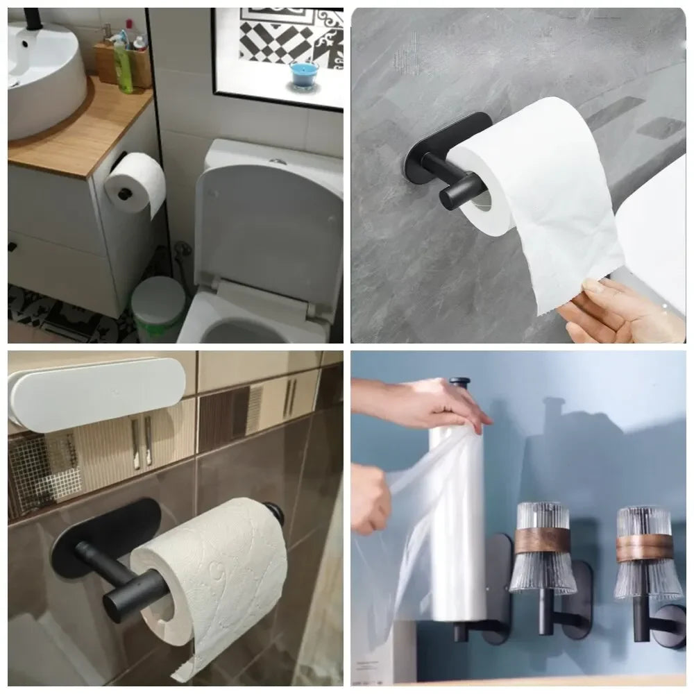 מתקן משולב לנייר טואלט ומגבות ללא קידוח