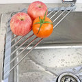 מדף ייבוש מתקפל לכיור מנירוסטה